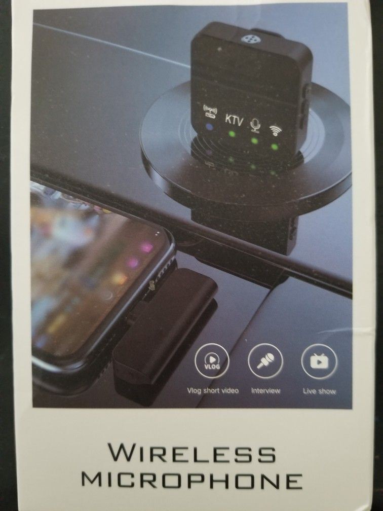 BRAND NEW...IN BOX/2-WIRELESS MICROPHONES BOX.....