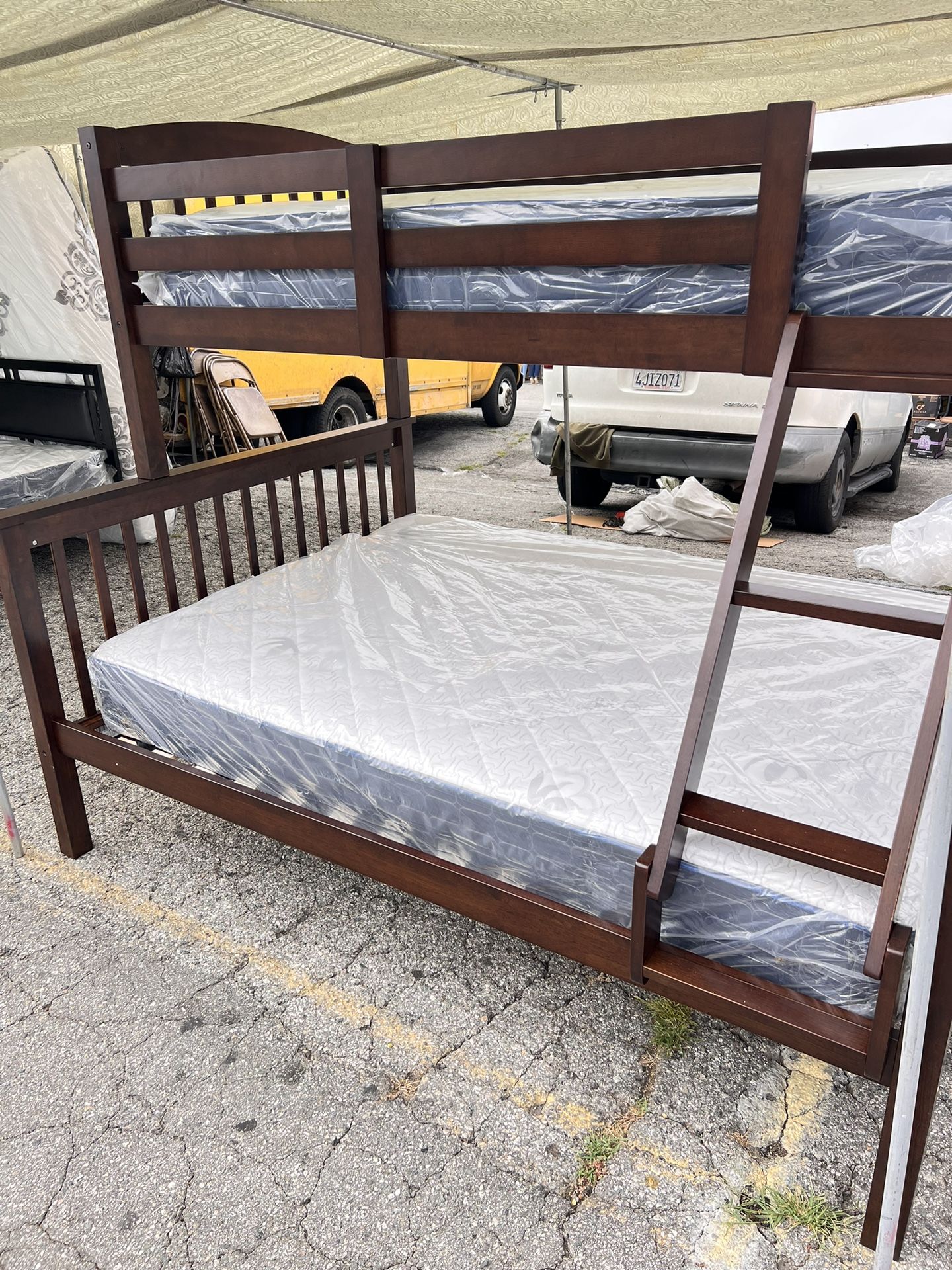 Litera Twin Y Full Size Nueva Incluye Colchones