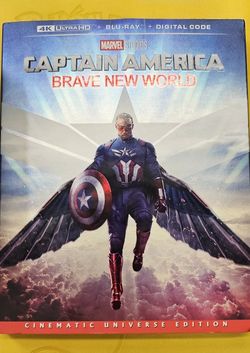 Captain America Brave New World 4K Cinematic Universe Edition (No Digital Code)