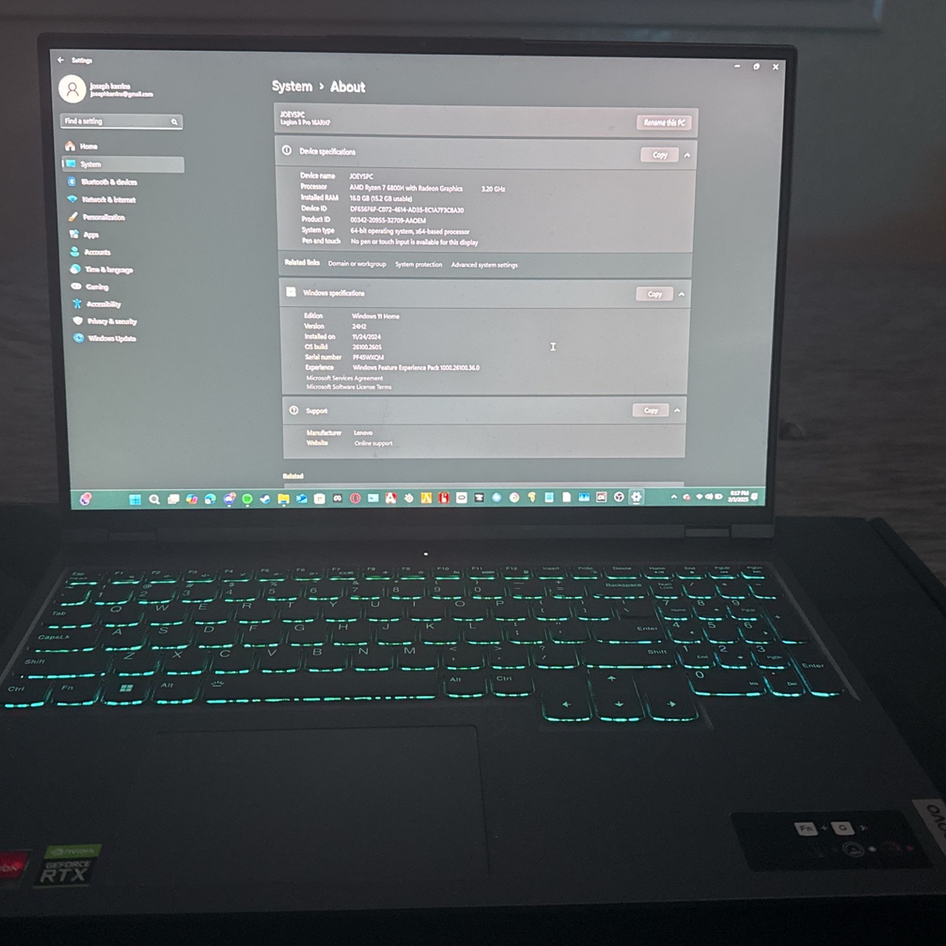 Lenovo Legion 5 Gaming Laptop |
