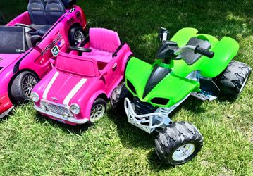 3- battery operated ride ons