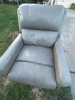 Free leather recliner
