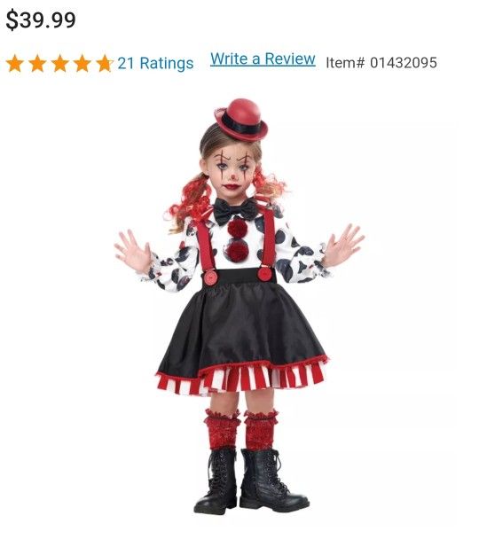 Girls Costume