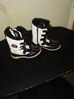 Totes Girls Snow Boots Size 12