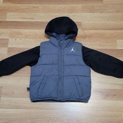 Jordan Little Boys Hoodie Vest Zip-Up Jacket