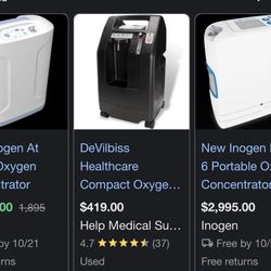 Concentrator With Tanks And Stand