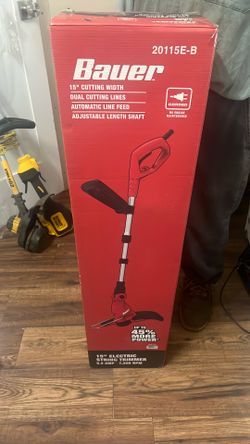 Bauer 5.5 Amp 15 in Electric String Trimmer
