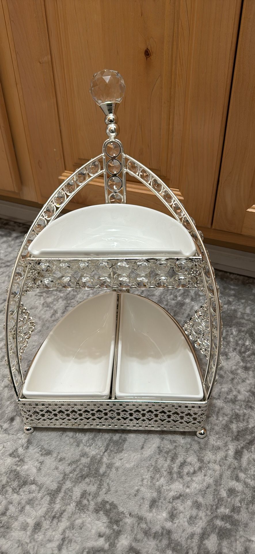 Crystal Dry Fruit Stand