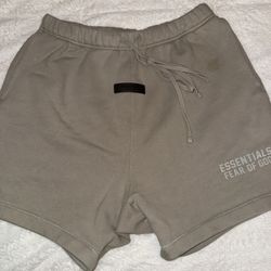 Essentials X Fear Of God Tan Shorts 