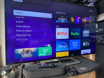 Television tv smart Vizio 42 inch smart tv with Roku stream bar working MAKE AN OFFER!