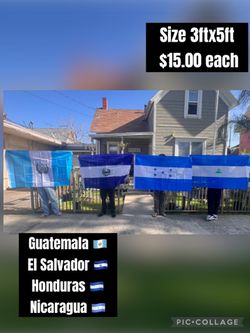 New Flag Guatemala El Salvador Honduras Nicaragua 