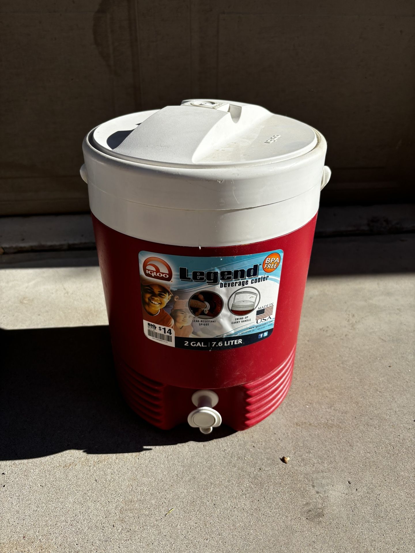 Igloo Beverage Cooler ( Free XL Home Depot One Too)