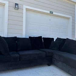 Black Sectional Couch