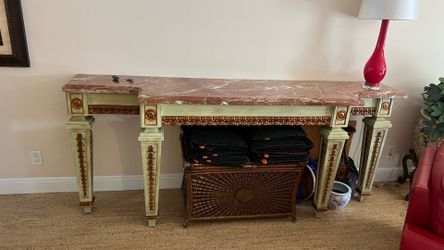 Marble top table