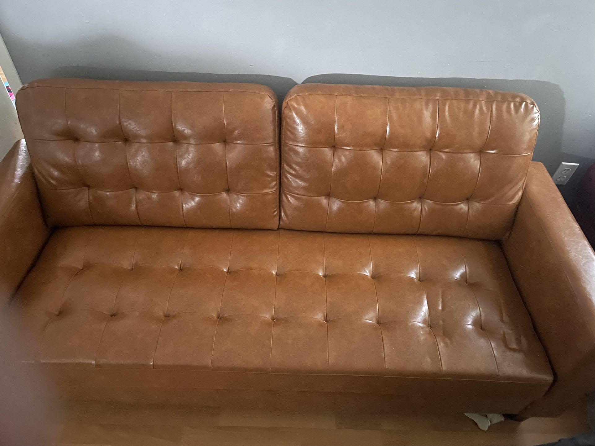 Leather 3 Seater Sofa