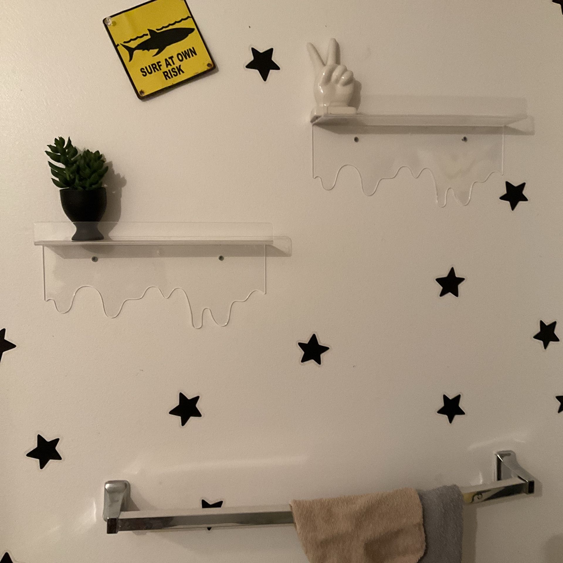 Clear Slime Shelves Set Of 2