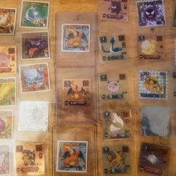 28 1998 Japanese Pokemon Stickers 