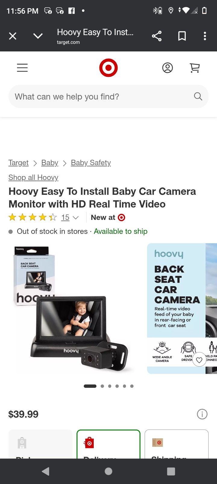 Hoovy Backseat Car Camera