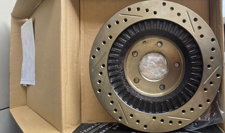StopTech Drilled and Slotted Brake Rotors for 1993-1995 RX-7 -