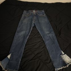 custom bape jeans flared size 30