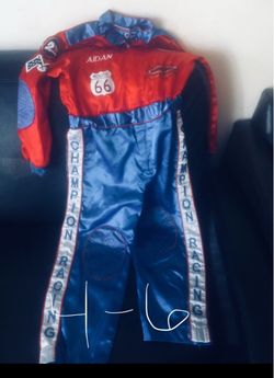 Car race costume jumpsuit