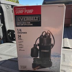 Everbilt 1/4 HP Aluminum Sump Pump Tether Switch