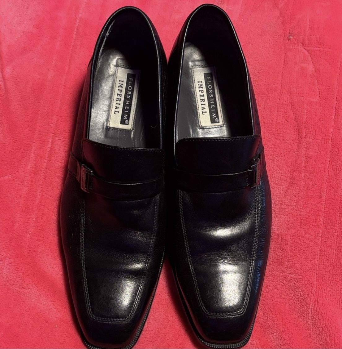Florsheim Imperial Black Leather Loafers