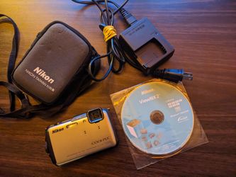 Nikon Coolpix waterproof shockproof camera