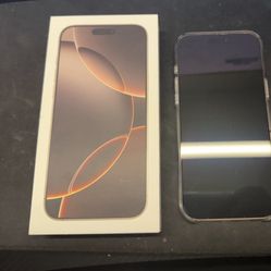 iPhone 16 Pro Max 256GB + Cases Like - New Unlocked