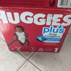 FREE DIAPERS: Huggies Plus Little Snugglers, Size 1