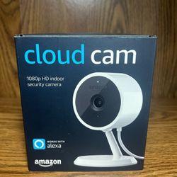 Amazon Cloud Cam Key Edition Indoor Security Camera - White - NEW & SEALED  All proceeds go towards my cancer treatment and recovery. Thank you for yo