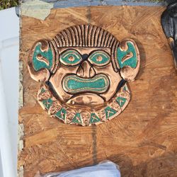 Stainless Aztec Wall Art