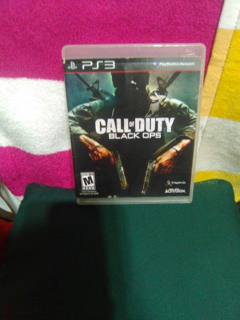 PS3 Call Of Duty Black Ops Game In Case