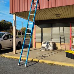 16 ft Werner extension ladder 250 cap