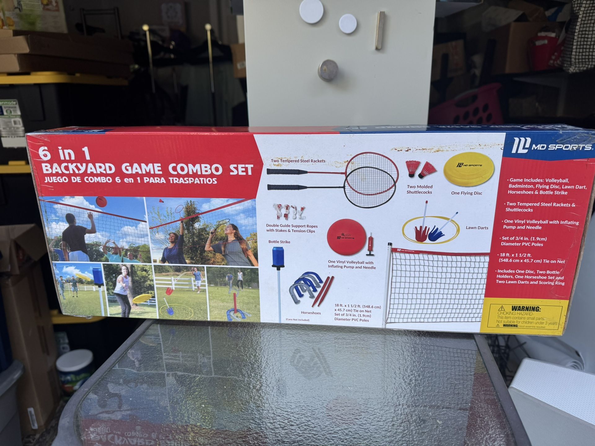 6 In 1 Backyard Game Combo Set