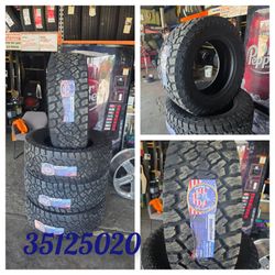 35 1250 20  35/1250/20 New Tire Set All Terrain Brand Ameritread Installed And Balanced $1000 We Finane Financiamos‼️‼️
