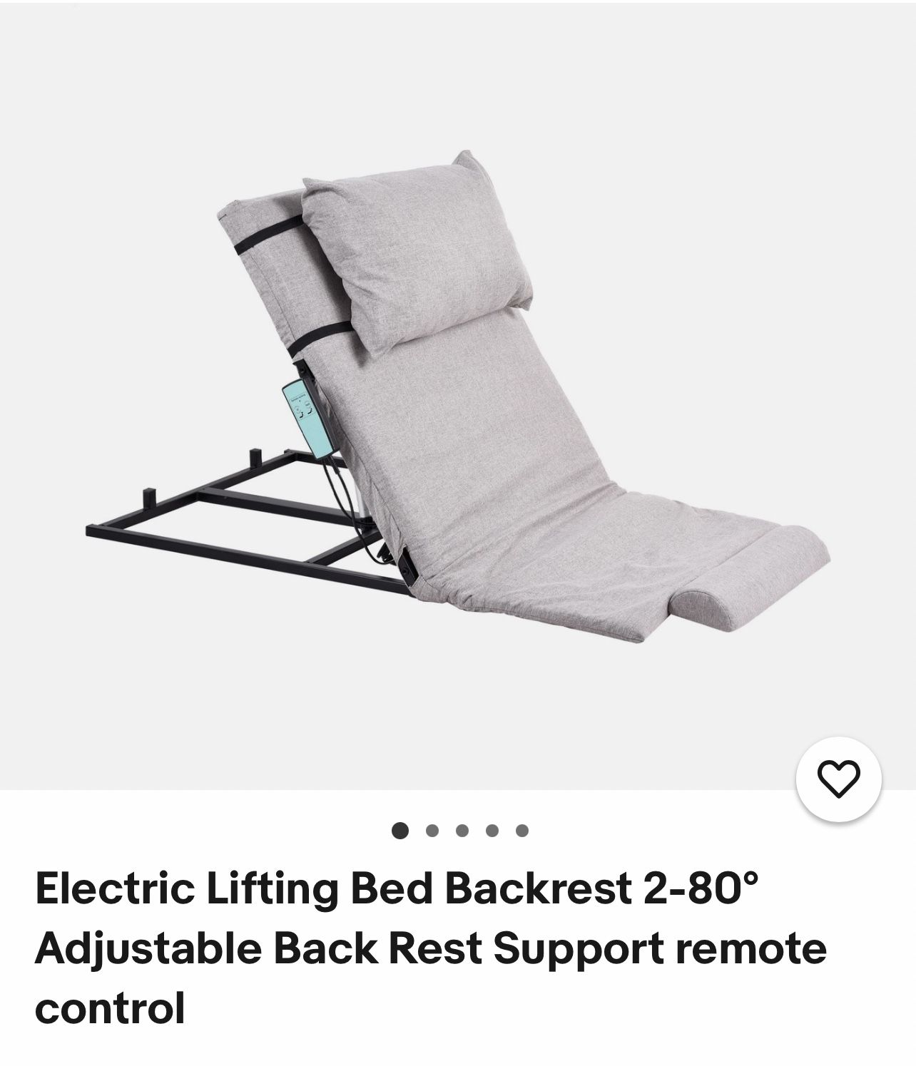 Ready For sleeping Comfort? Electric Lifting Bed Backrest, Electric Lifting Backrest for Bed, Sit-up Back Rest Chair Lifting Bed Backrest With Remote