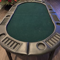 Poker Table - Folds In Half 