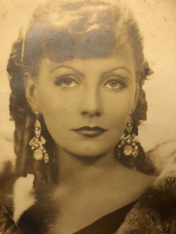Greta Garbo Photo Signed ? 1930’s
