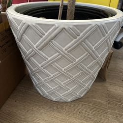 Textured Plant Pot