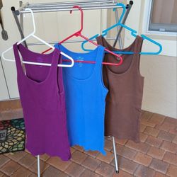 3 LADIES SIZE SMALL TANK TOPS..."OLD NAVY"