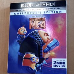 4k blu ray despicable me 4 bluray brand new 