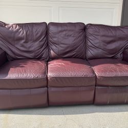 Free! Recliner Sofa In Good Condition 