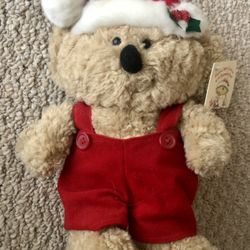 American Greetings Christmas Boomerang Bear Vintage Plush 11”