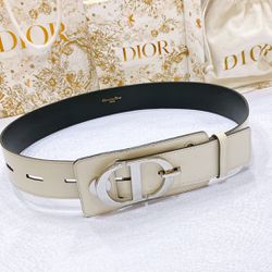 Dior White Belt New 