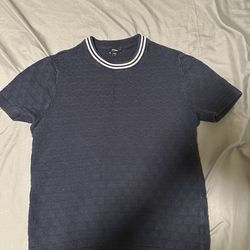 Men Express shirt size S Navy color