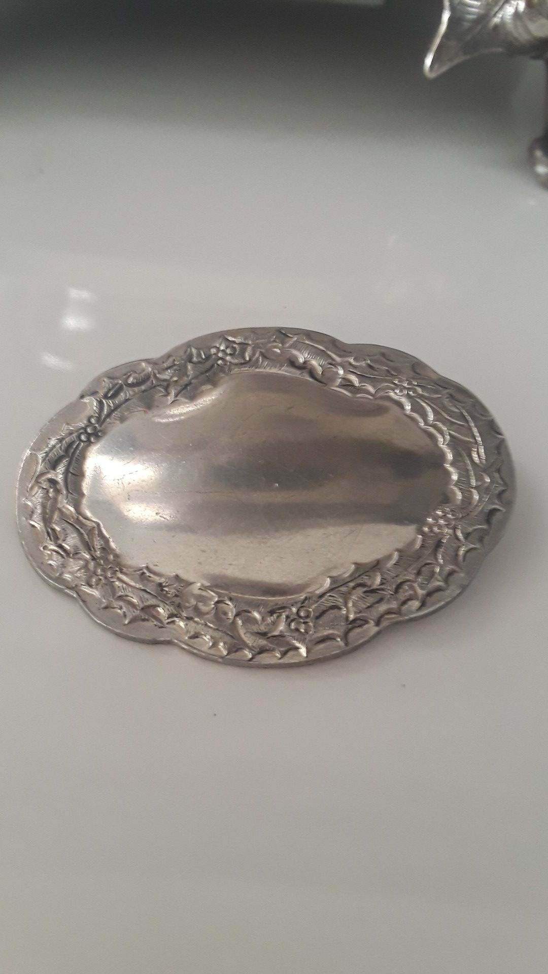 Vintage Kirk Stieff Pewter Brooch