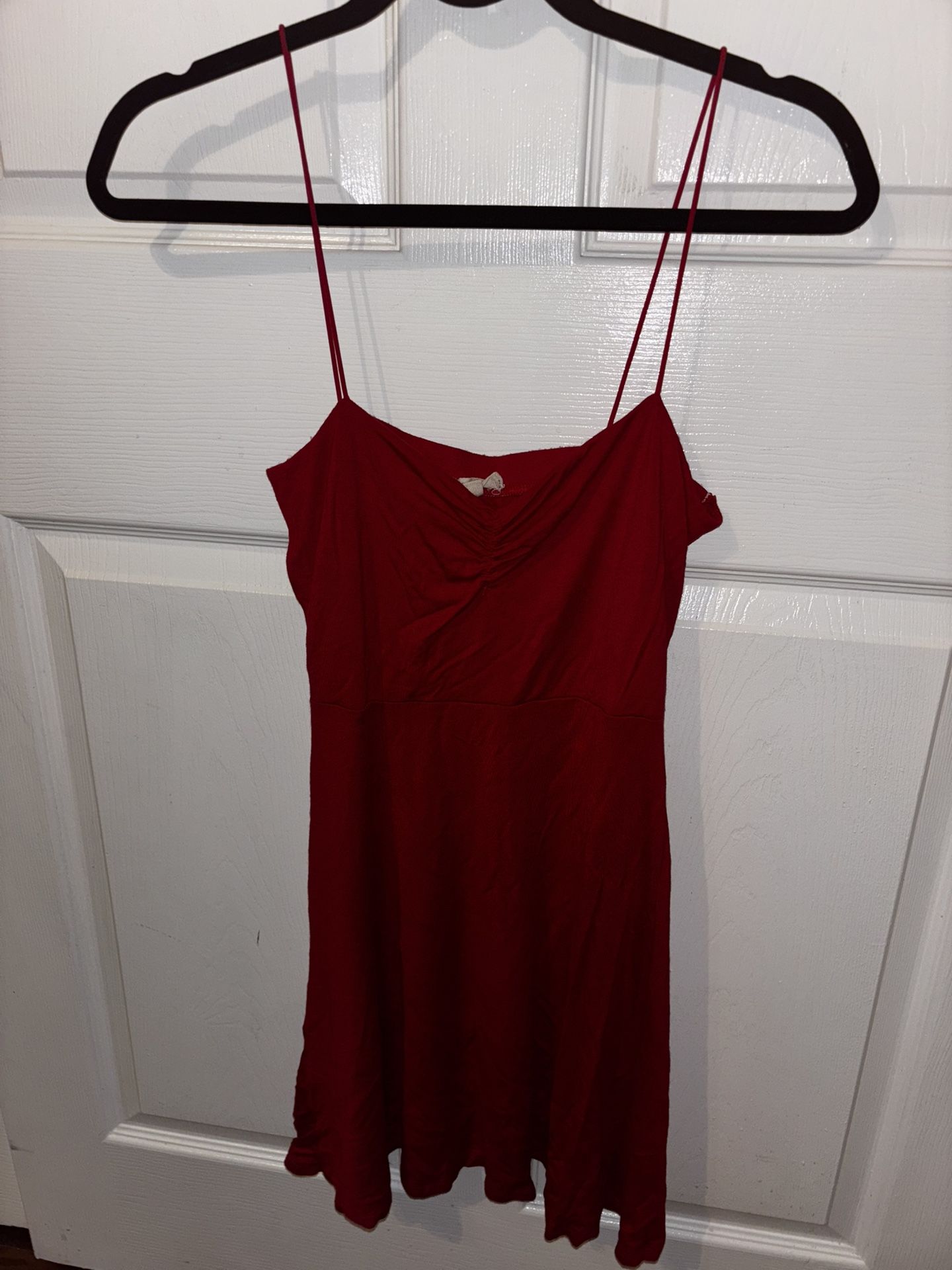 Red Spaghetti Strap Dress