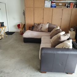 Two Piece Sectional Including Pillows