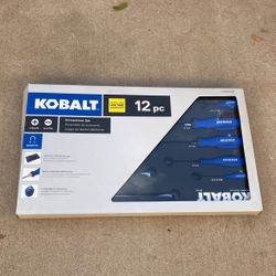 Kobalt 12-piece Variety Pack Screwdriver Set With Eva Foam Tool Box Tray New